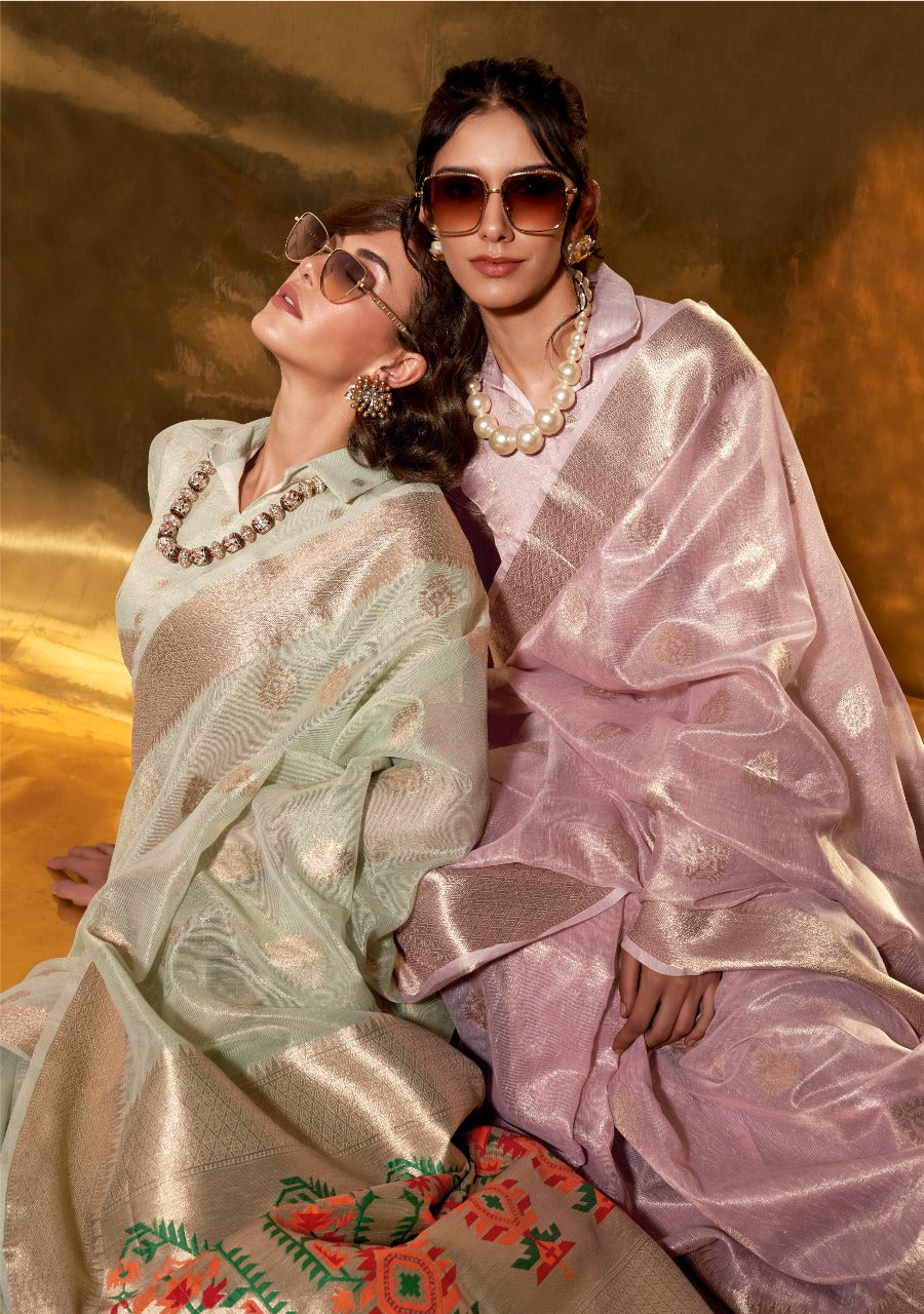 PAITHANI ZARI TISSUE SAREES