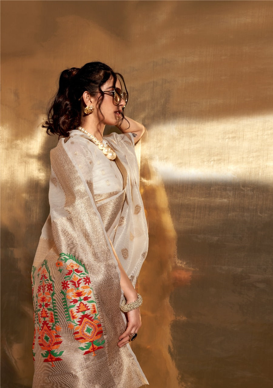 PAITHANI ZARI TISSUE SAREES