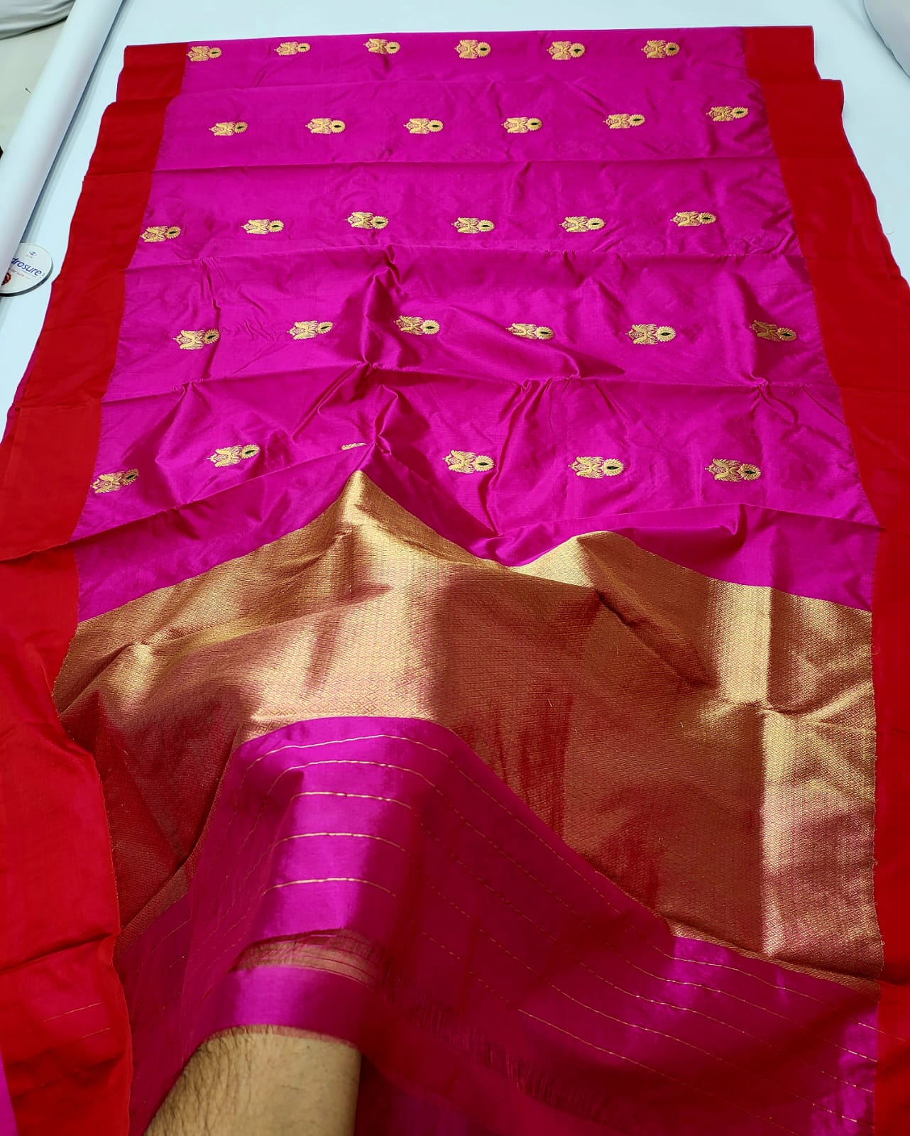 Chanderi Handloom Handwoven Traditional With Blouse Saree's