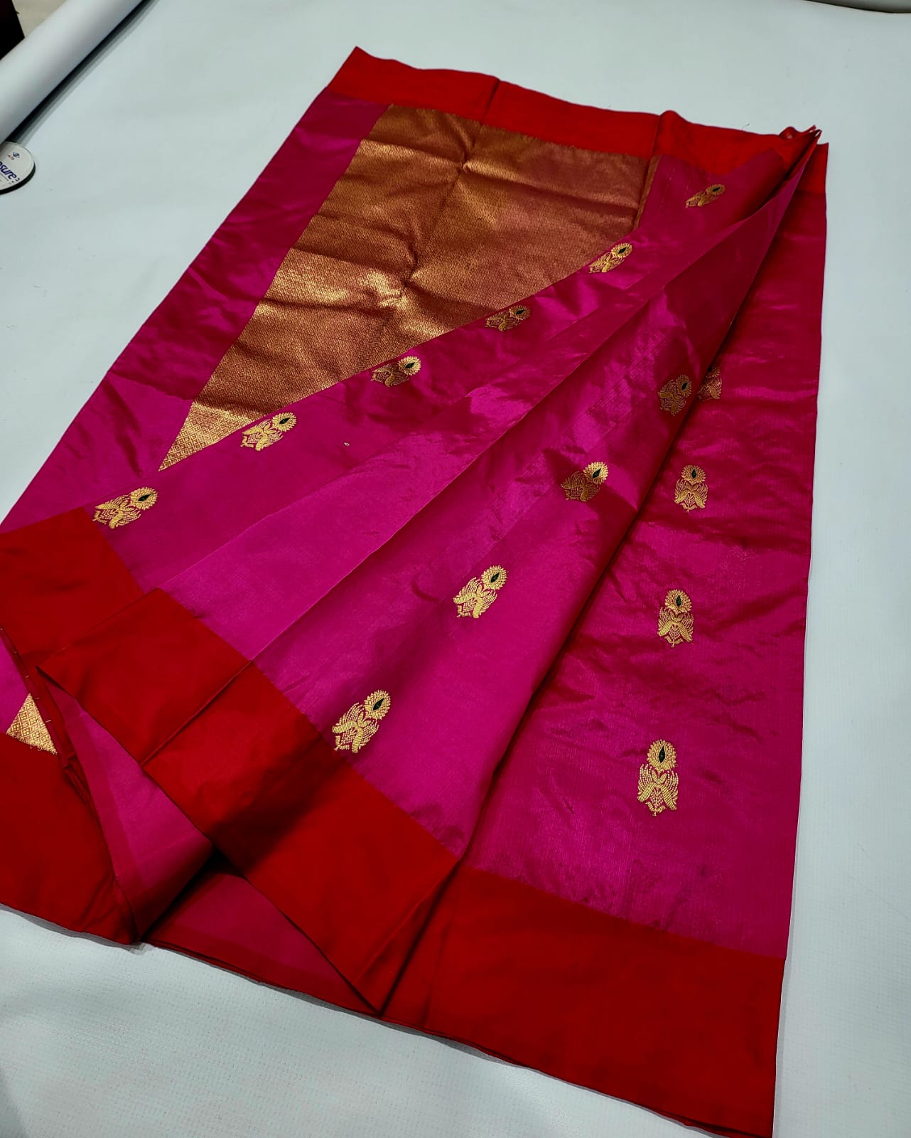 Chanderi Handloom Handwoven Traditional With Blouse Saree's