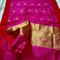 Chanderi Handloom Handwoven Traditional With Blouse Saree's