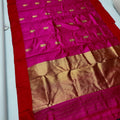 Chanderi Handloom Handwoven Traditional With Blouse Saree's