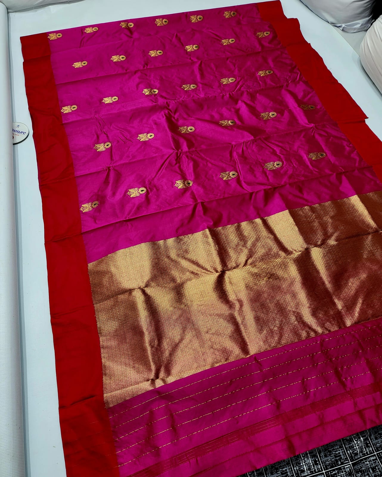 Chanderi Handloom Handwoven Traditional With Blouse Saree's