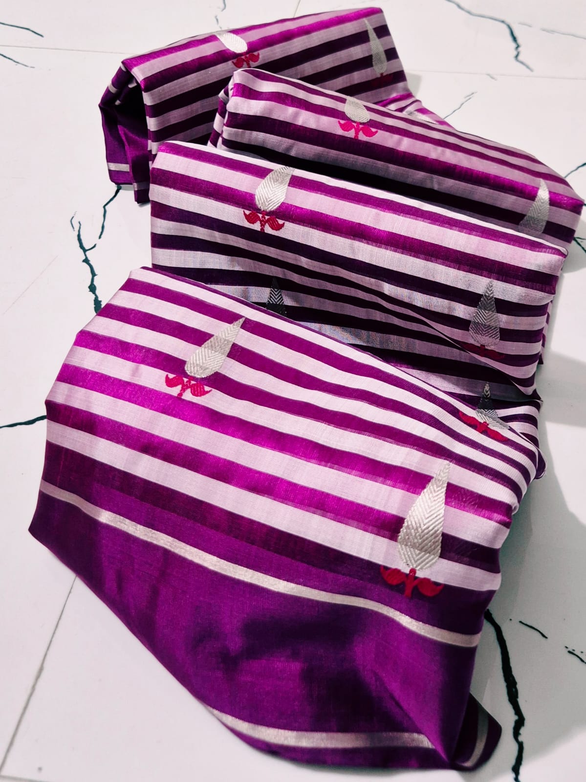 Chanderi Handloom Handwoven Traditional With Blouse Saree