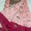 Chanderi Handloom Handwoven Traditional With Blouse Saree's