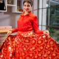 Sinduri Banarasi Lehanga