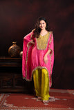 Silk Kaftan with Kodi work & embroidery on yoke