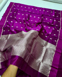 Chanderi Handloom Handwoven Traditional With Blouse Saree's
