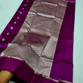 Chanderi Handloom Handwoven Traditional With Blouse Saree's