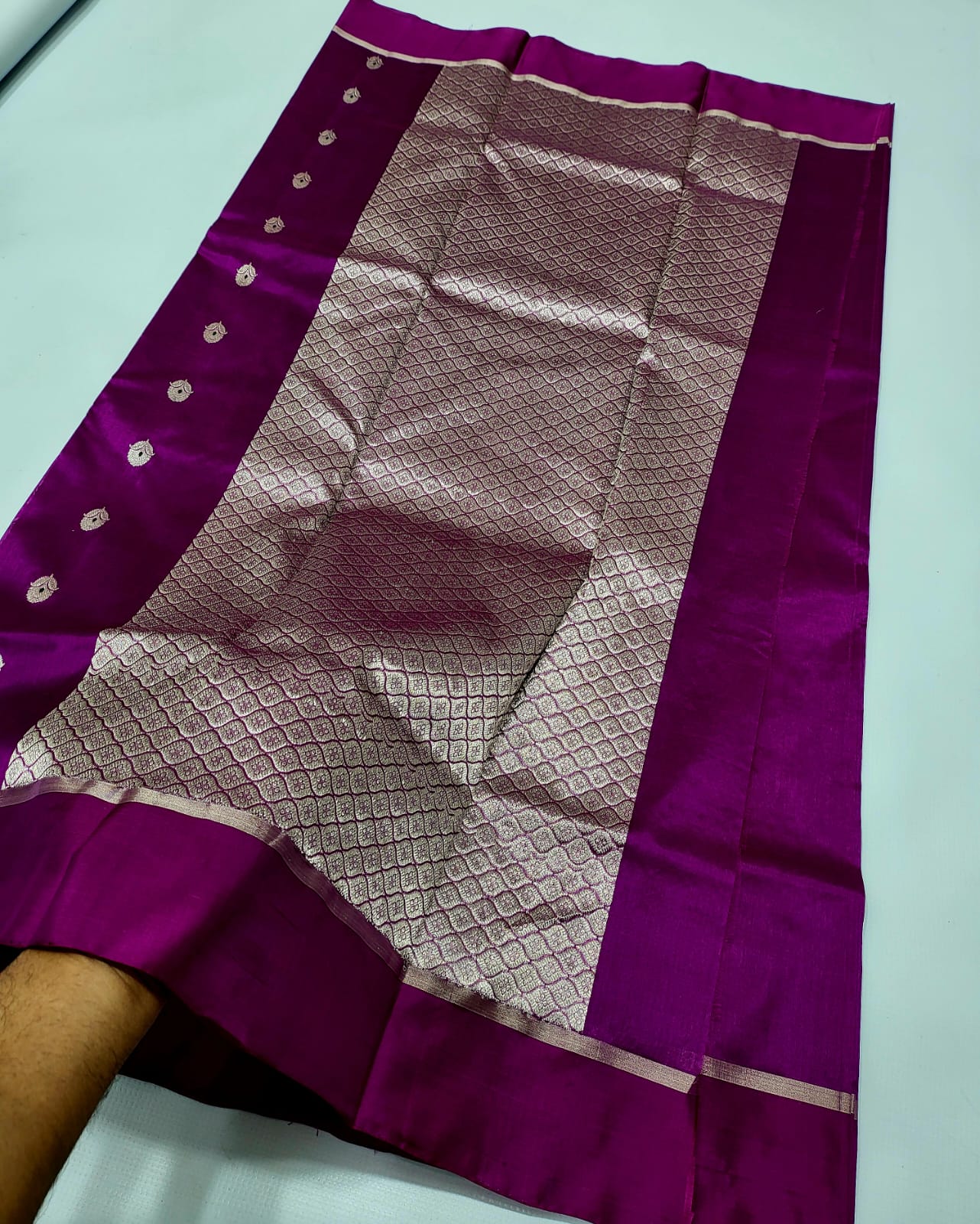 Chanderi Handloom Handwoven Traditional With Blouse Saree's