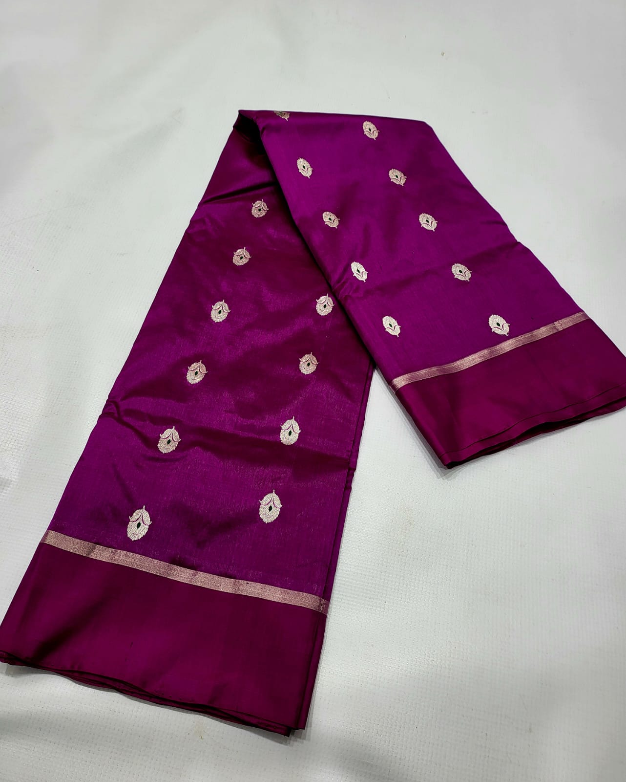 Chanderi Handloom Handwoven Traditional With Blouse Saree's