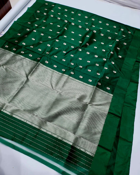 Chanderi Handloom Handwoven Traditional With Blouse Saree's