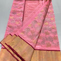 Chanderi Handloom Handwoven Traditional With Blouse Saree's