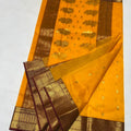 Chanderi Handloom Handwoven Traditional With Blouse Saree's